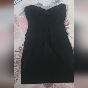 Ruby Rox Black Strapless Dress